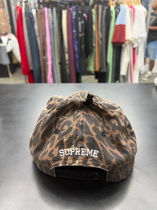 Supreme Number Nine Cheetah Dad Hat**