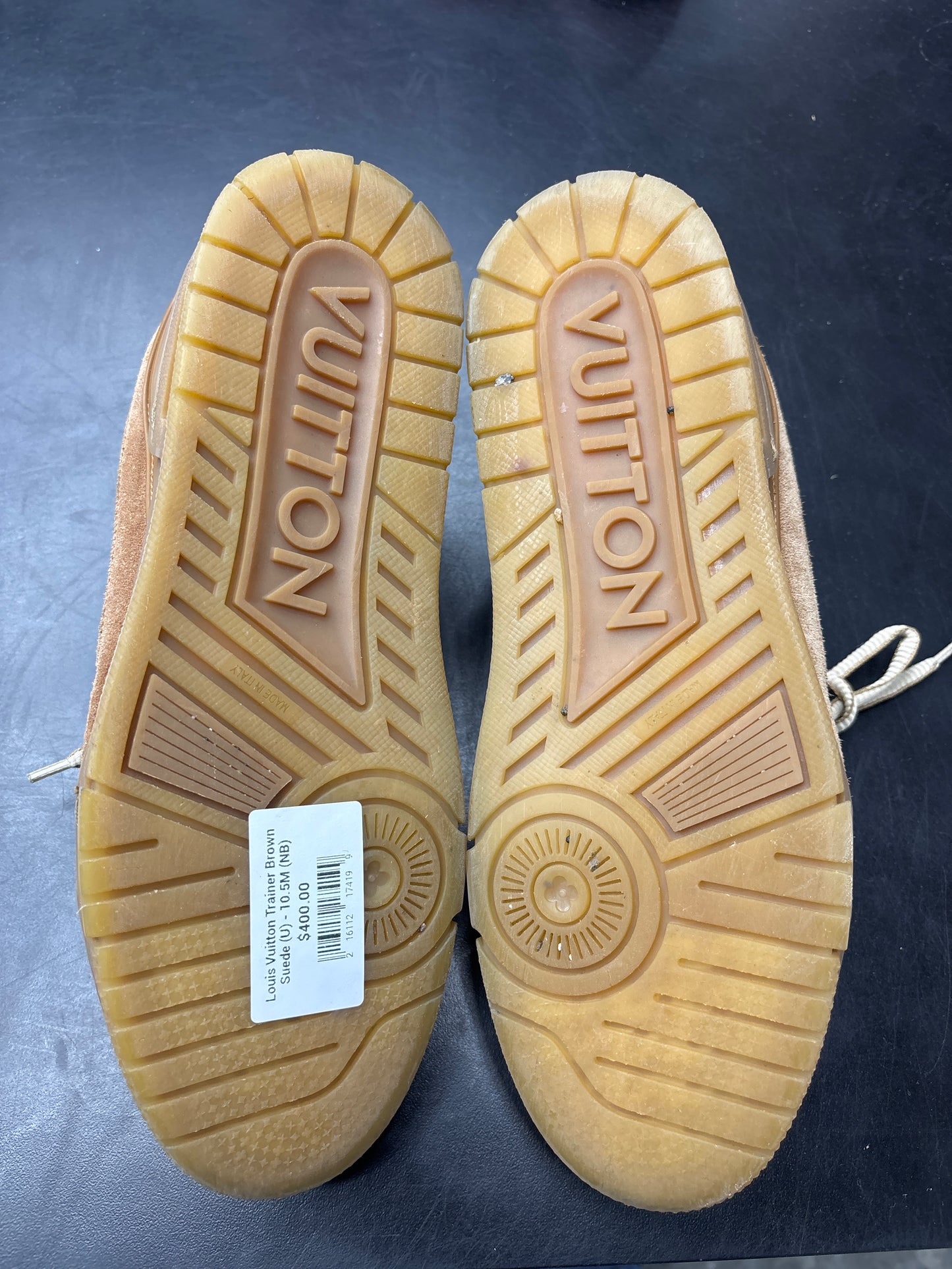 Louis Vuitton Trainer Brown Suede (U) - 10.5M (NB)