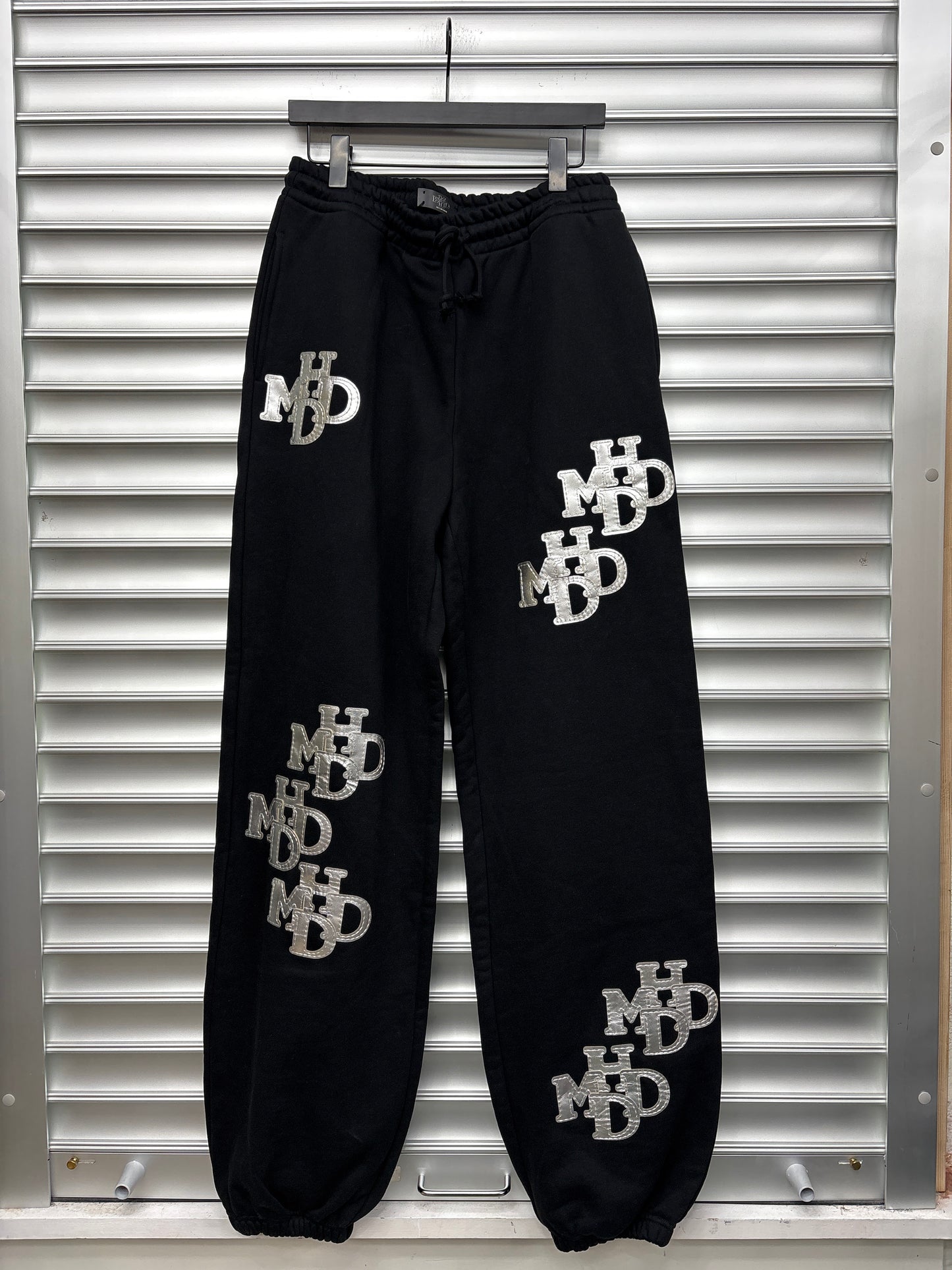 HMDD Black Patch Sweatpants - M