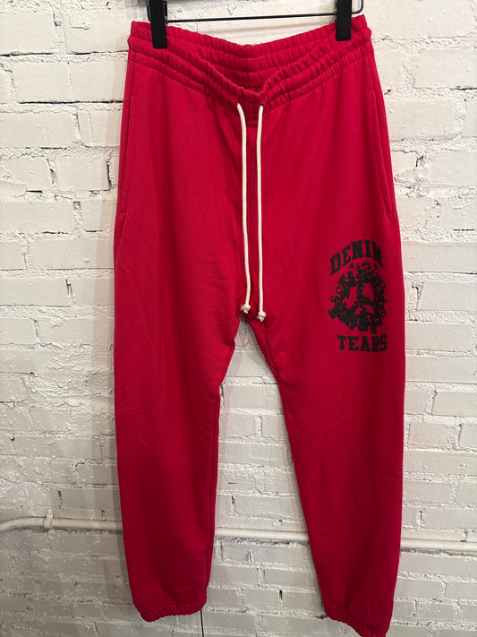 Denim Tears Red Sweatpants L