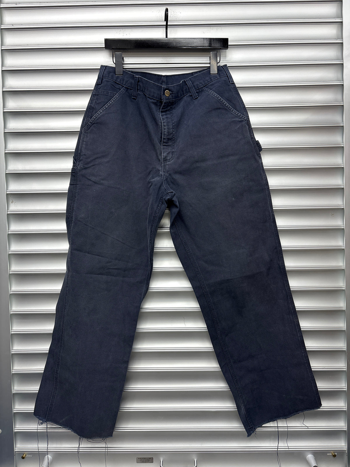Vintage Carhartt Navy Carpenter - 34x34**