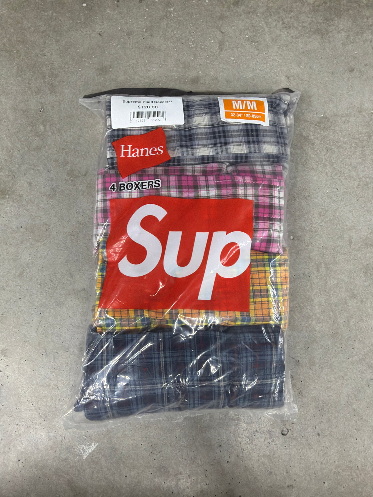 Supreme Plaid Boxers**