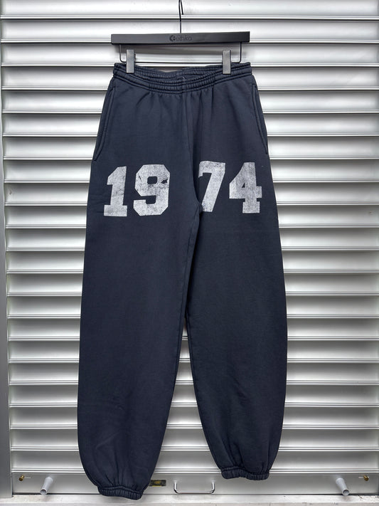 1974 Black Sweatpants - M