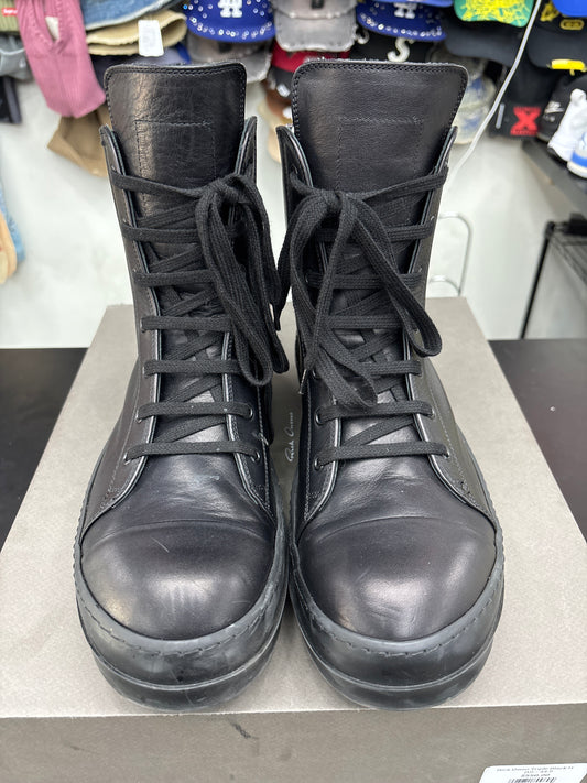 Rick Owen Triple Black High (U) - 44.5