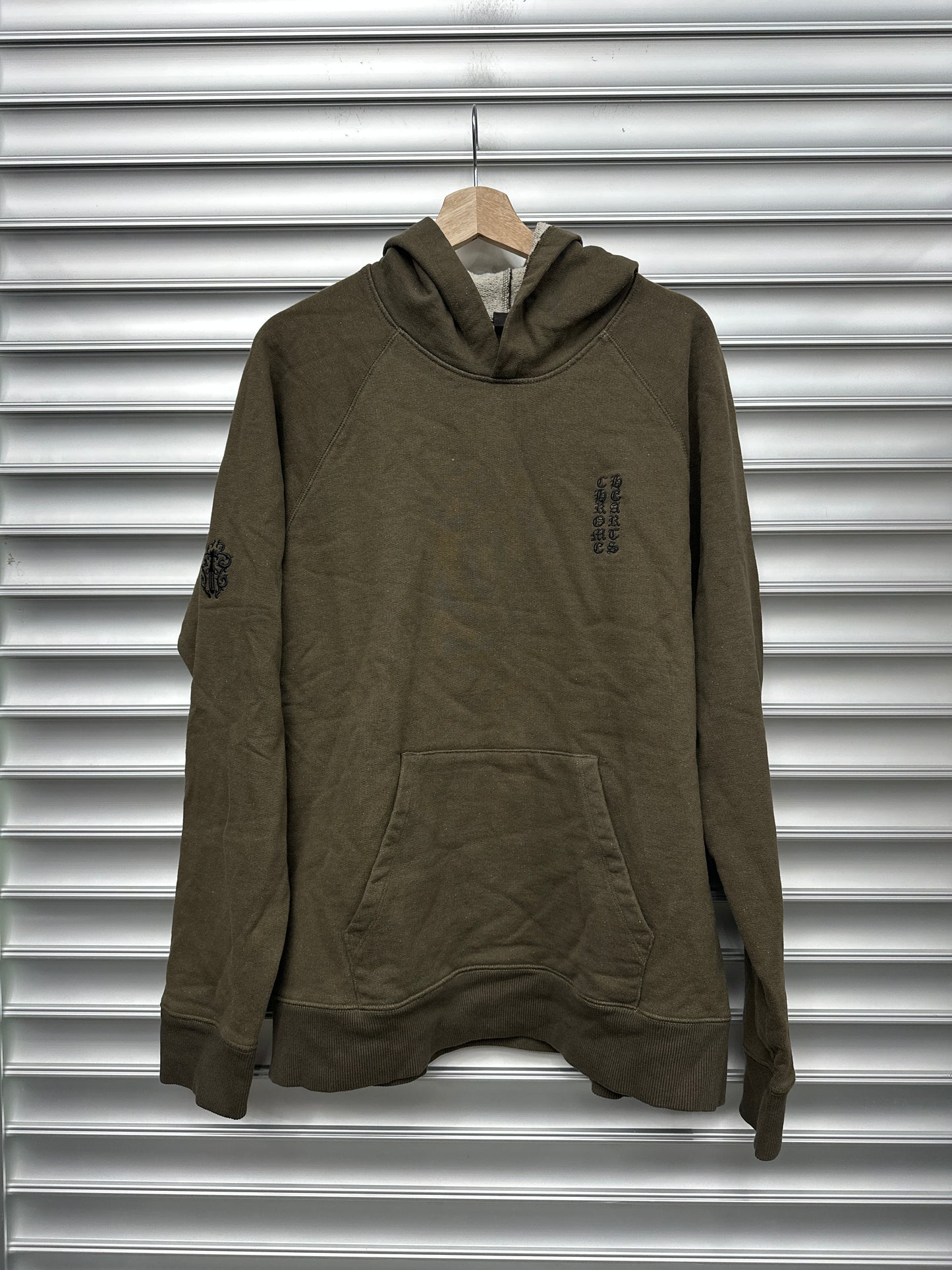 Chrome Hearts Why Not Green Hoodie - L