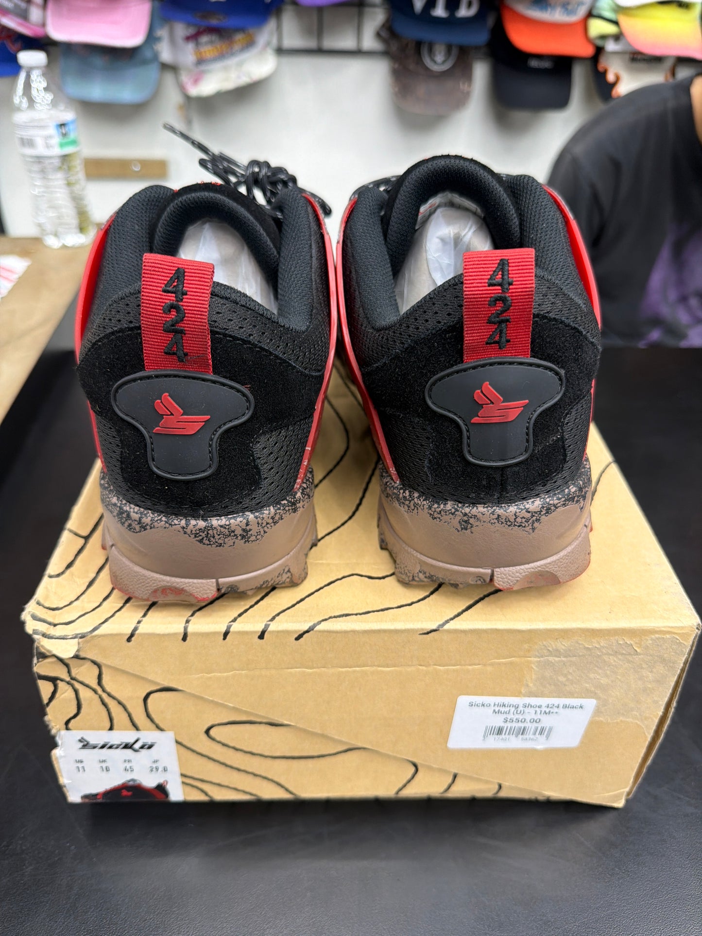 Sicko Hiking Shoe 424 Black Mud (U) - 11M**
