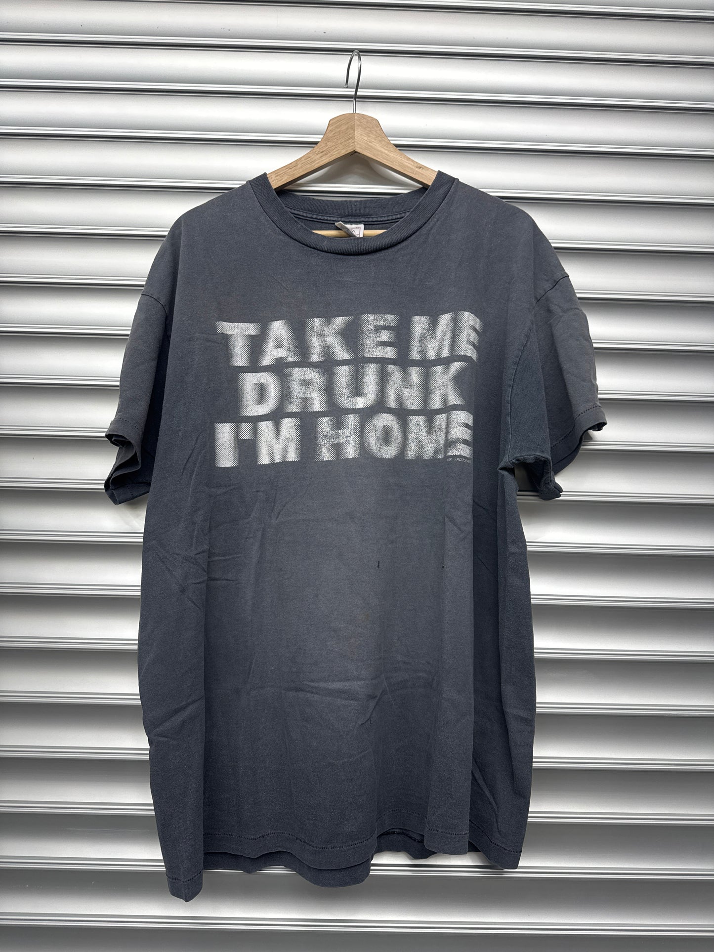 Vintage Take Me Drunk Im Home Tee - XL