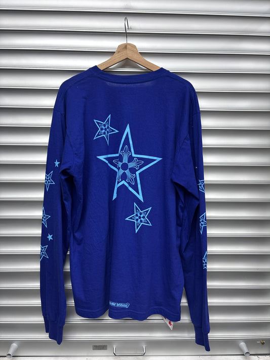 Chrome Hearts Star Blue Long Sleeve - XL