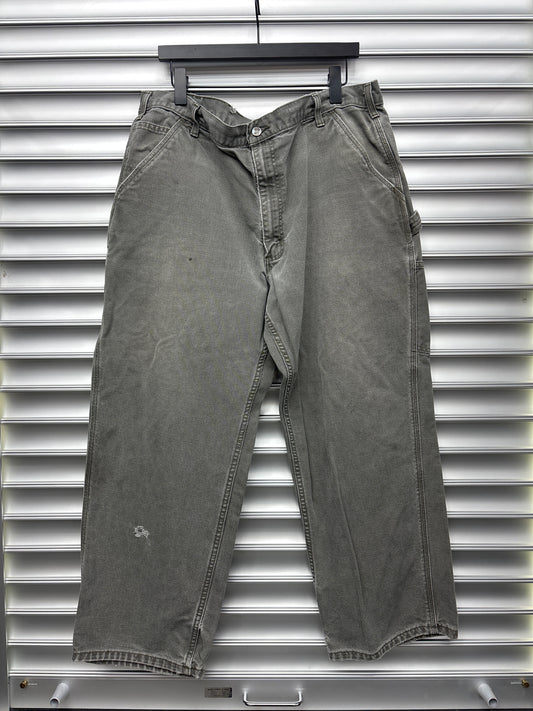 Vintage Carhartt Olive Carpenter Pant - 40x30