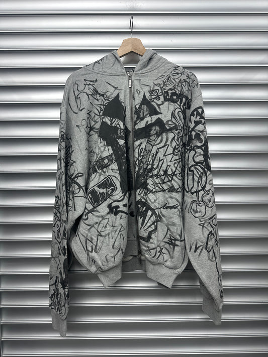 Mowalola Grafitti Hoodie - XL