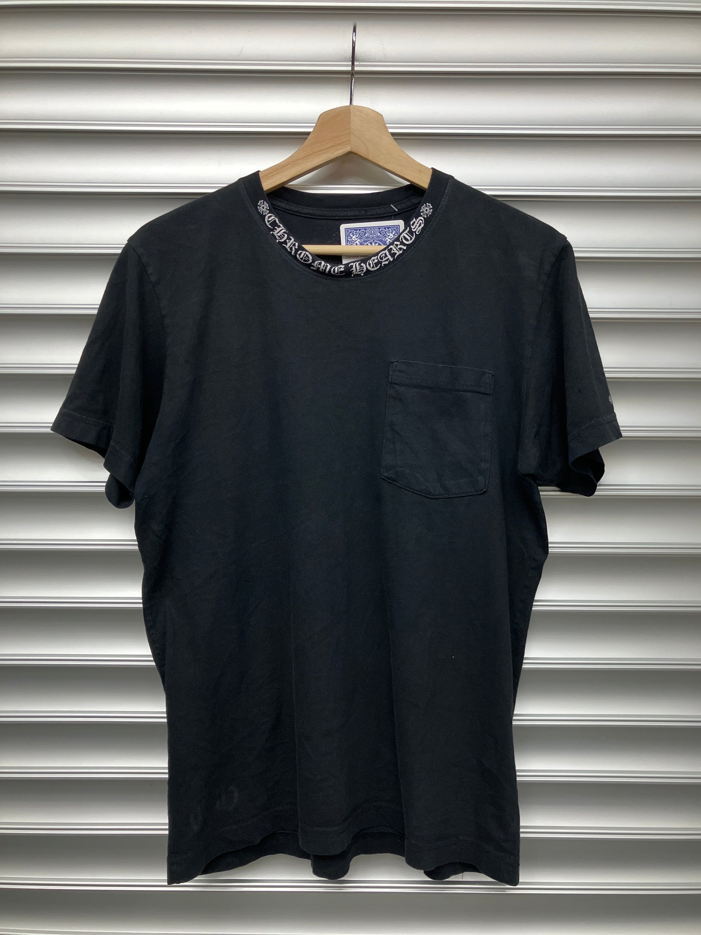 Chrome Hearts Pocket Black Tee - M