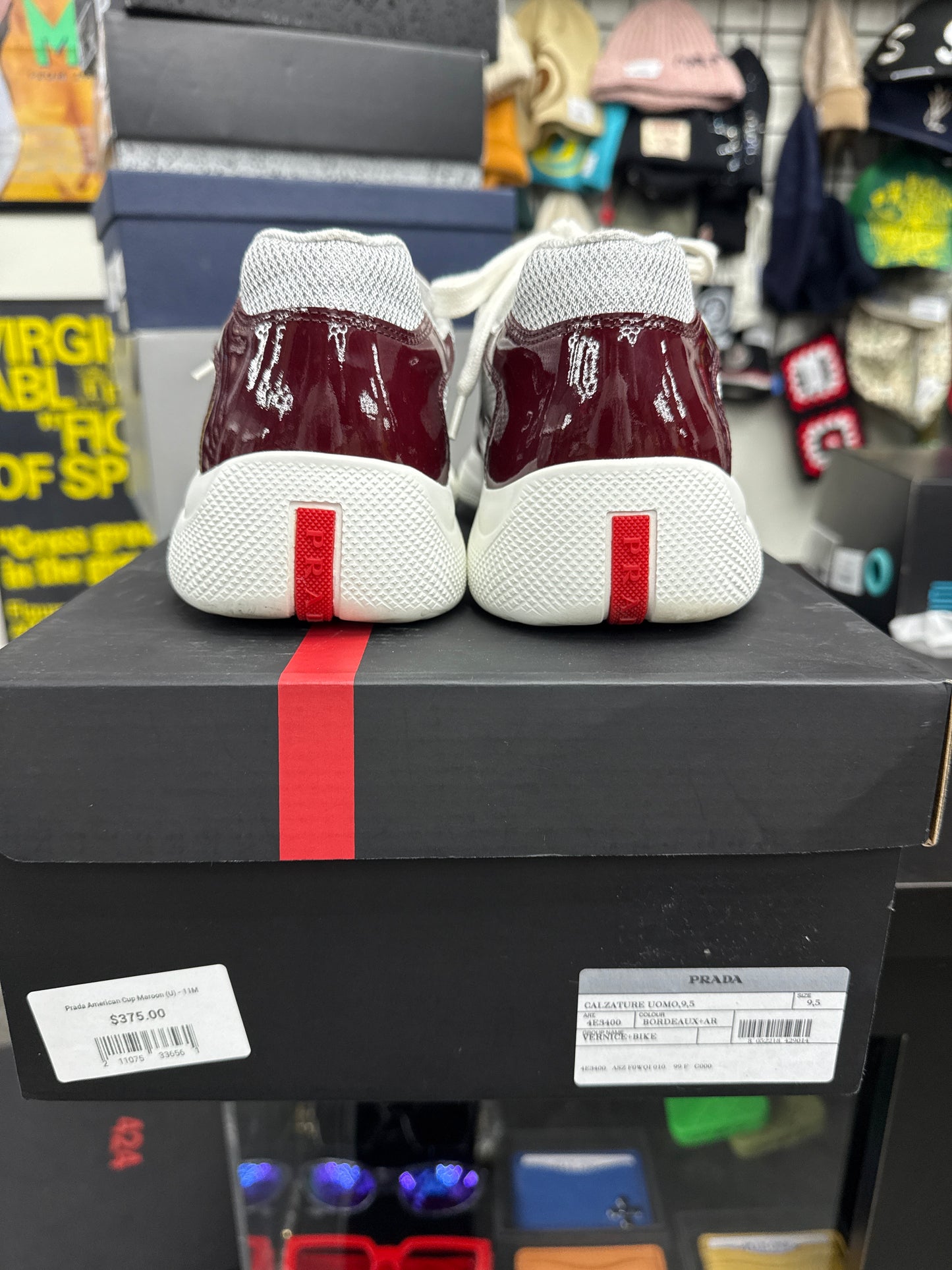 Prada American Cup Maroon (U) - 11M