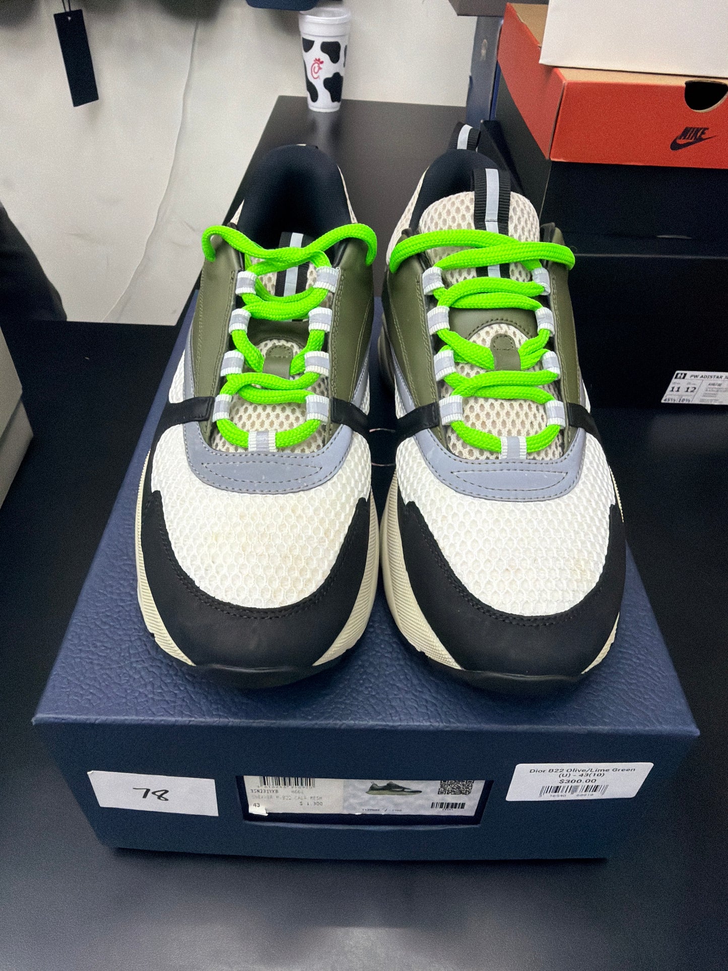 Dior B22 Olive/Lime Green (U) - 43(10)