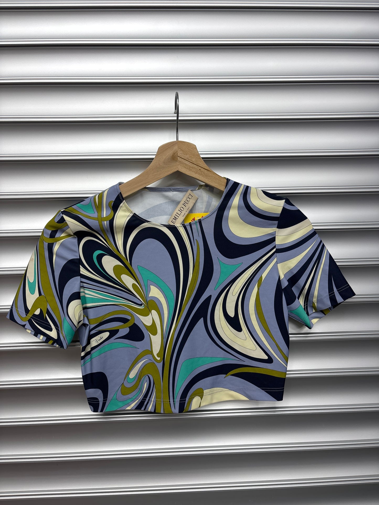 Emilio Pucci Poly Crop Top - S