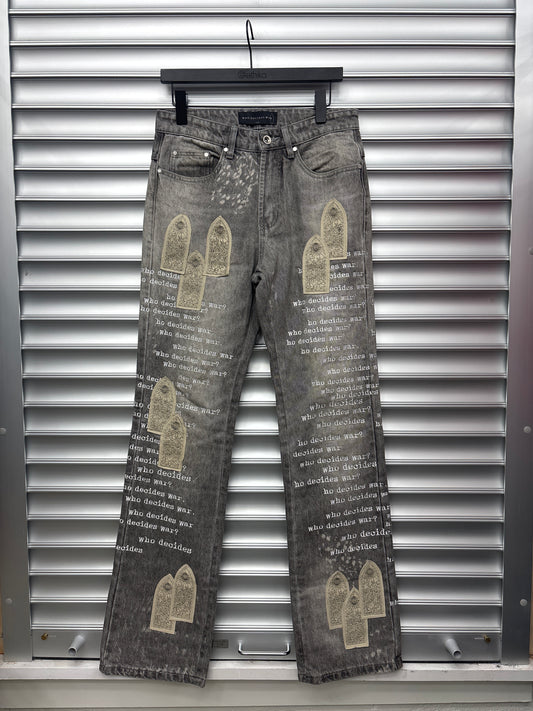 Who Decides War Grey Denim - 28