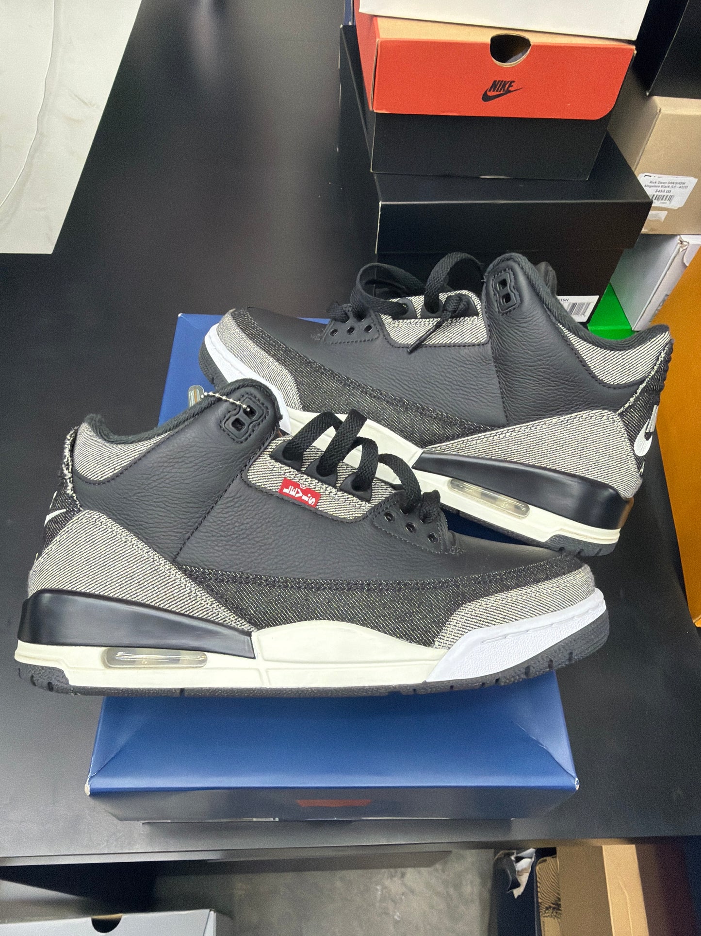 AJ3 Levi Denim Black (U) - 9M