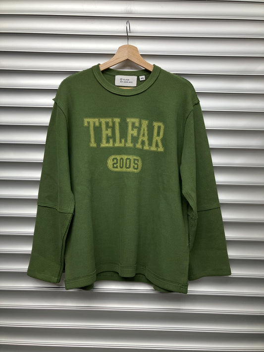 Telfar Green Thermal Shirt - M