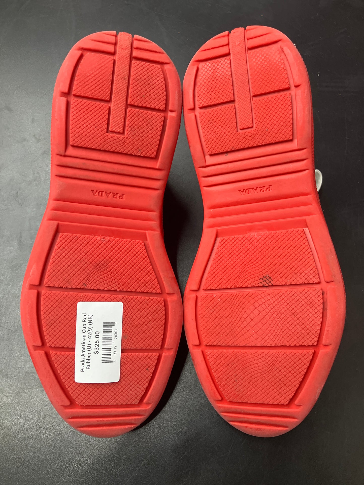 Prada American Cup Red Rubber (U) - 42(9) (NB)