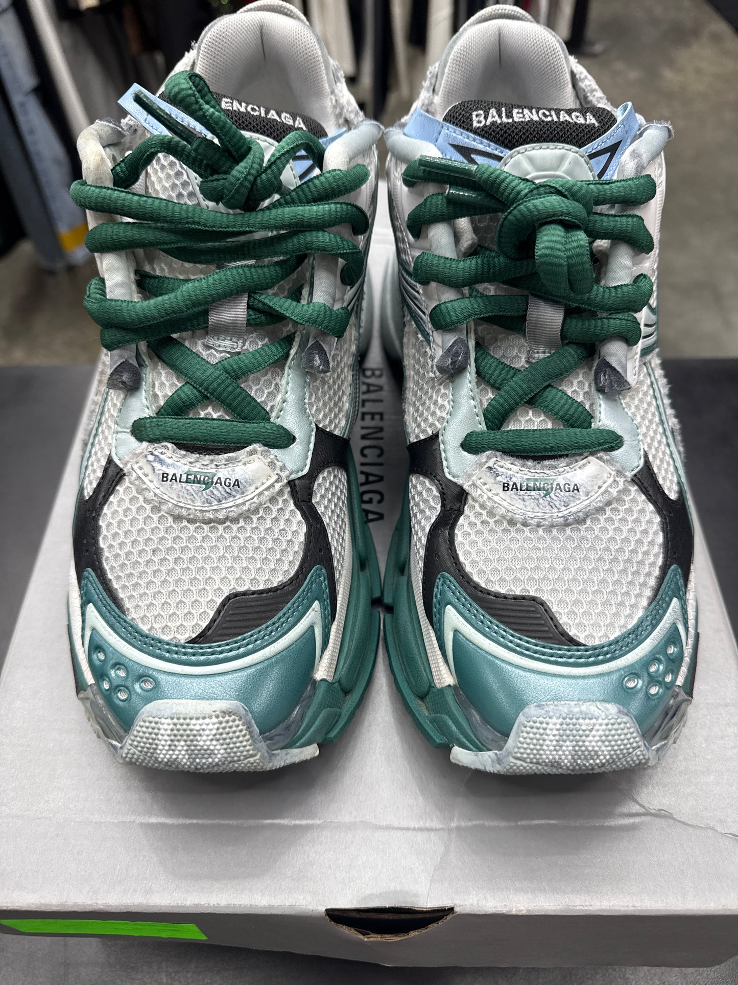 Balenciaga Runner Teal (U) - 43(10)