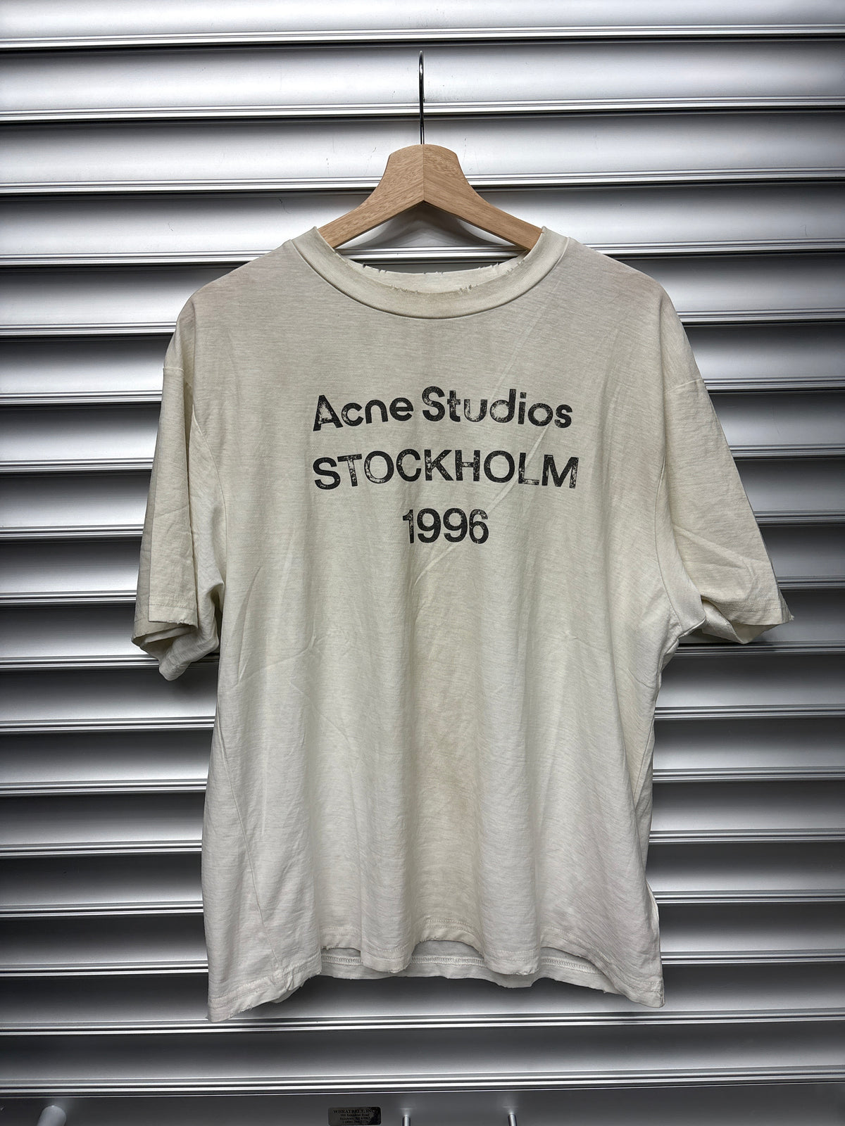 Acne Studios Stockholm Logo Tee - XS **