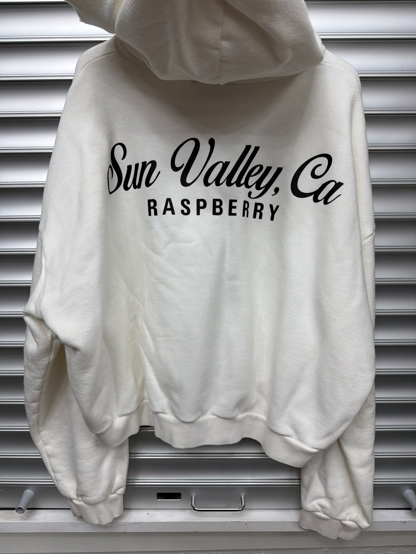 Raspberry White Sun Valley Zip Up - XL