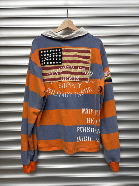 74 Striped Rugby - M