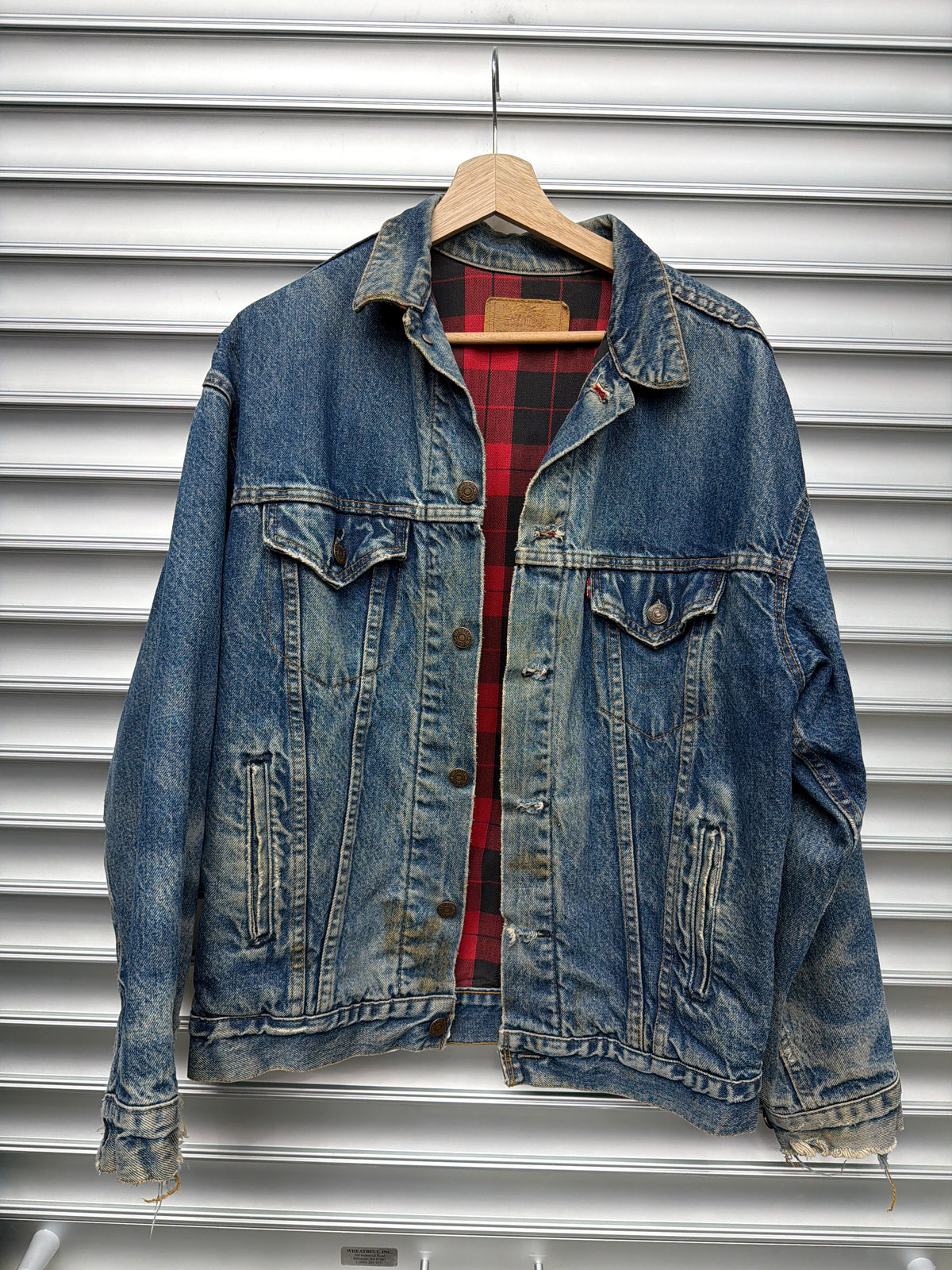 Vintage Denim Jacket - XL**
