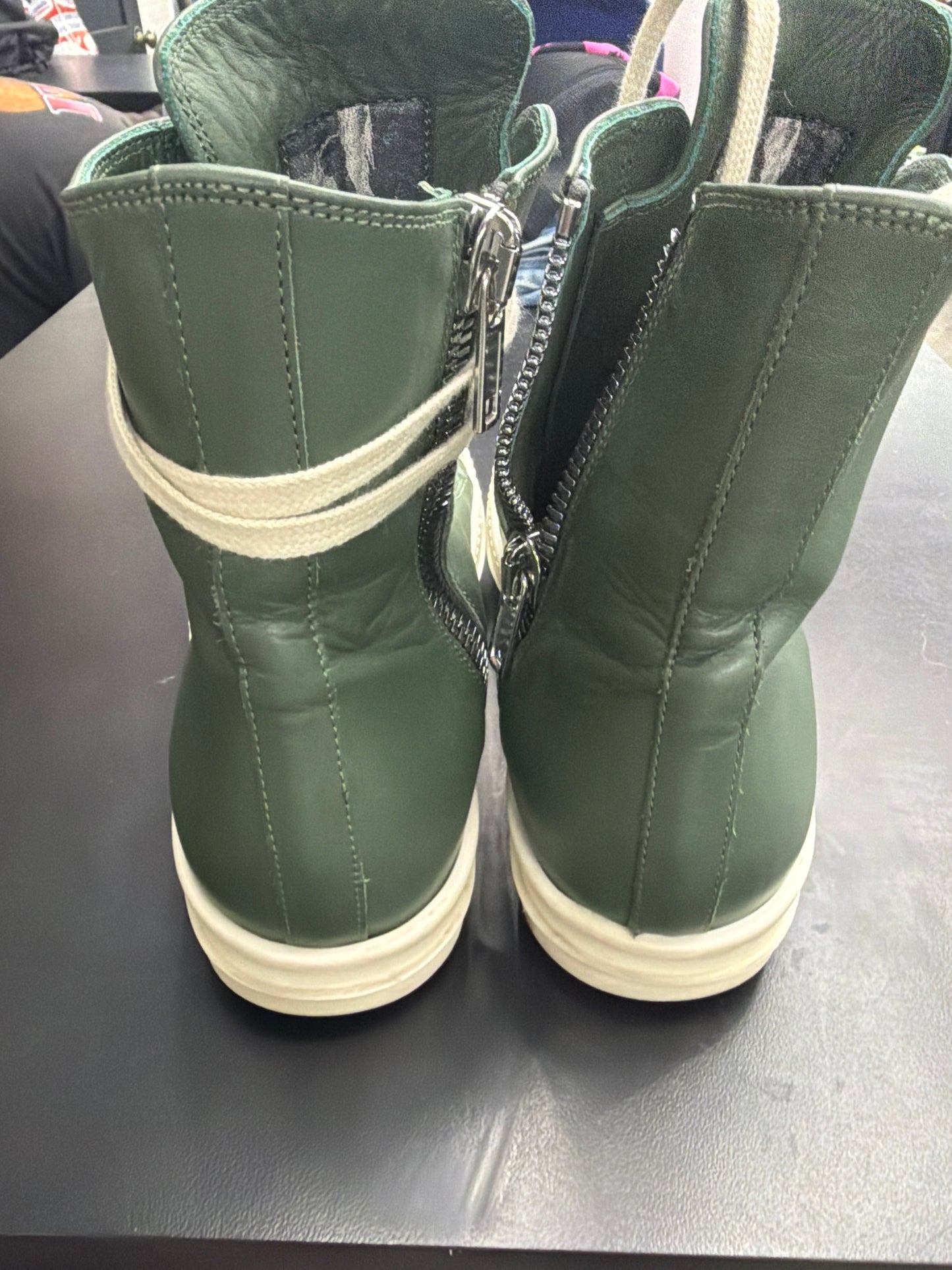 Rick Owen Ramone High Olive (U) - 39.5 (NB)