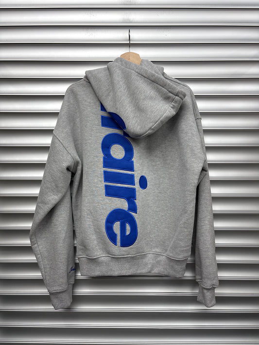 Solitaire Grey Blue Hoodie - M**