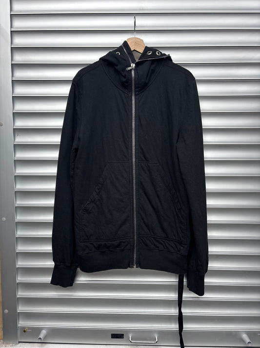 Rick Owens Black Gimp Zip Up - XS