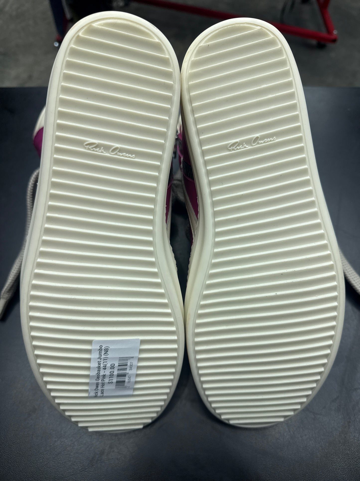 Rick Owen Geobasket Jumbo Lace Hot Pink - 44(11) (NB)