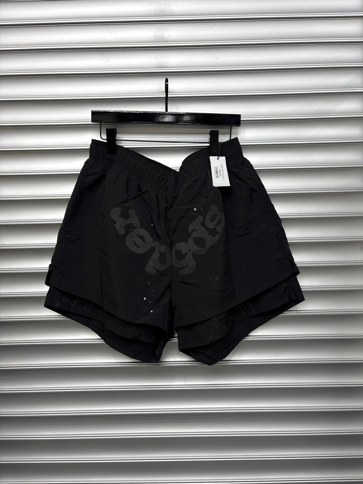 Spider Black Shorts - XL**