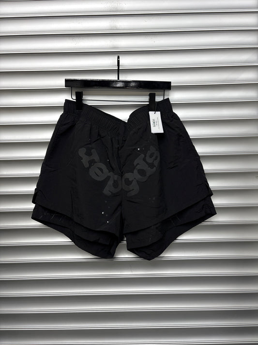 Spider Black Shorts - XL**