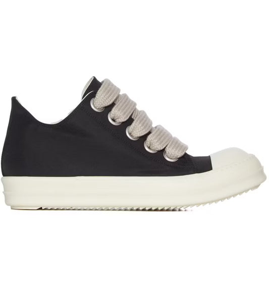 Rick Owen DRKSHDW Jumbo Lace Ramone Black Nylon - 37