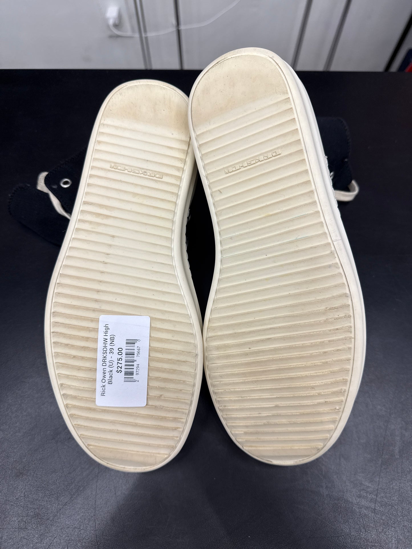 Rick Owen DRKSHDW High Black (U) - 39