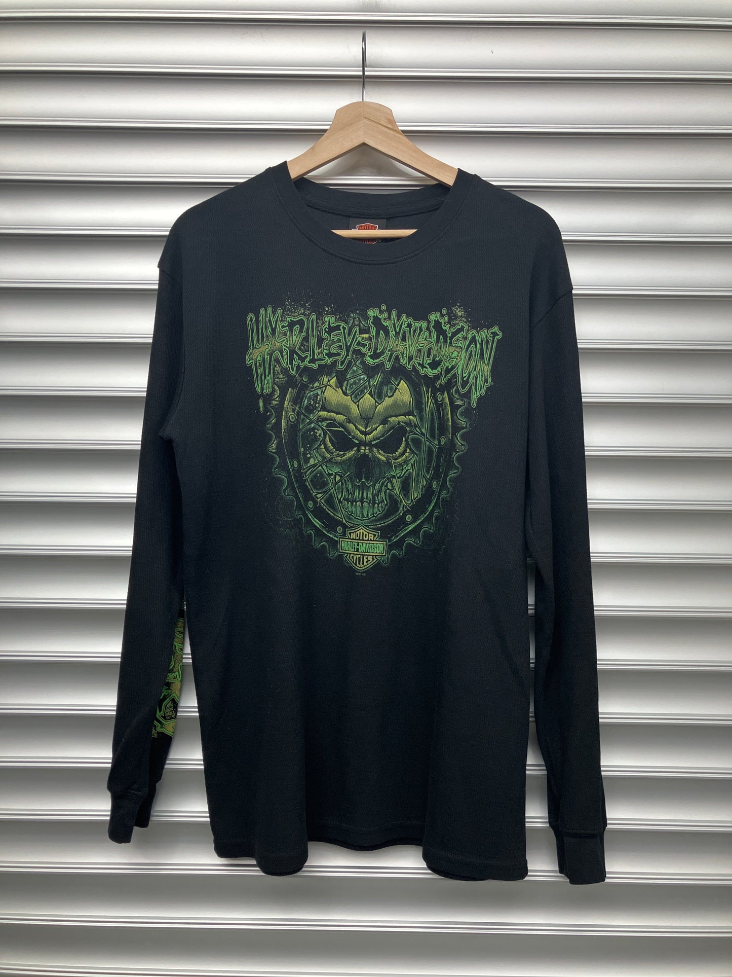 Harley Green Skull Thermal - L