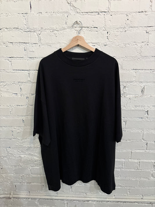 Essentials Oversized Black Shirt Large
