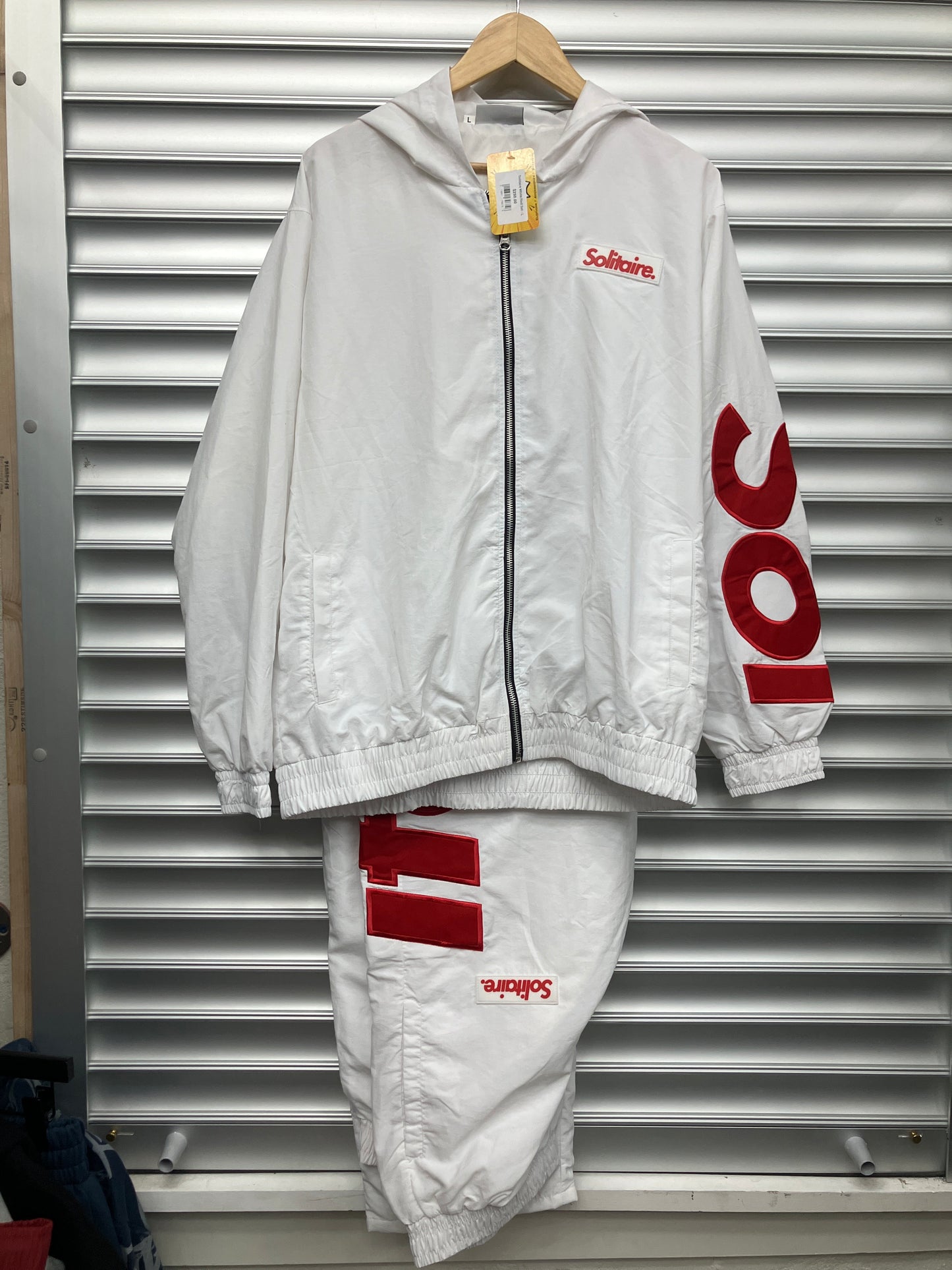 Solitaire White/Red Set - L