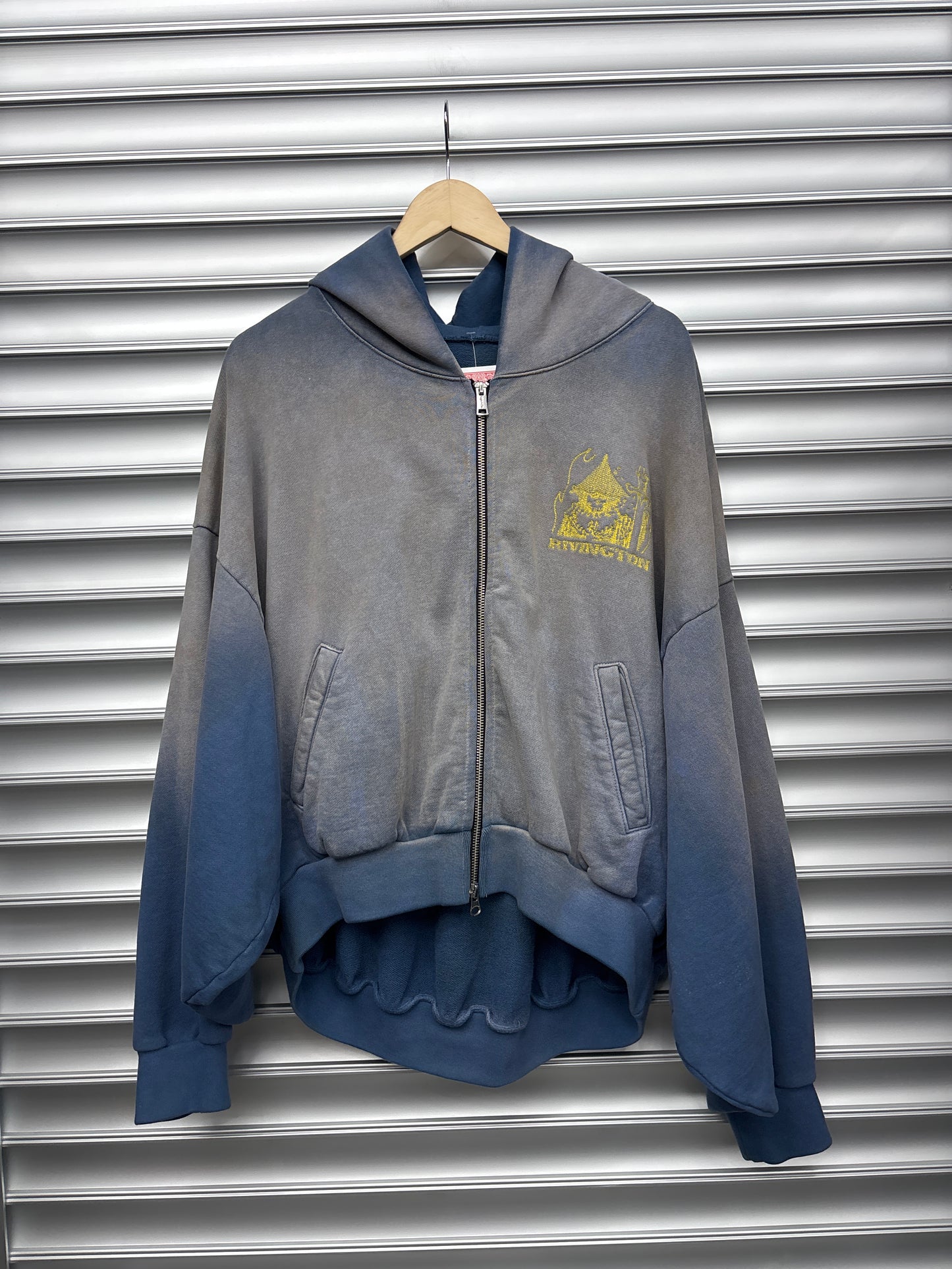 Rivington Blue Zip Up - L