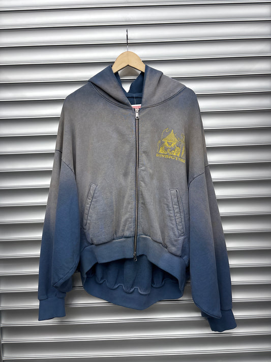 Rivington Blue Zip Up - L