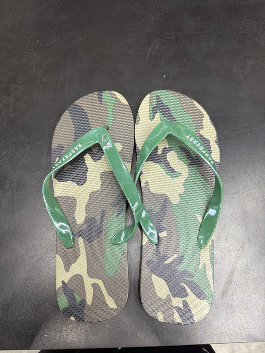 Raspberry Hills Camo Flip Flops