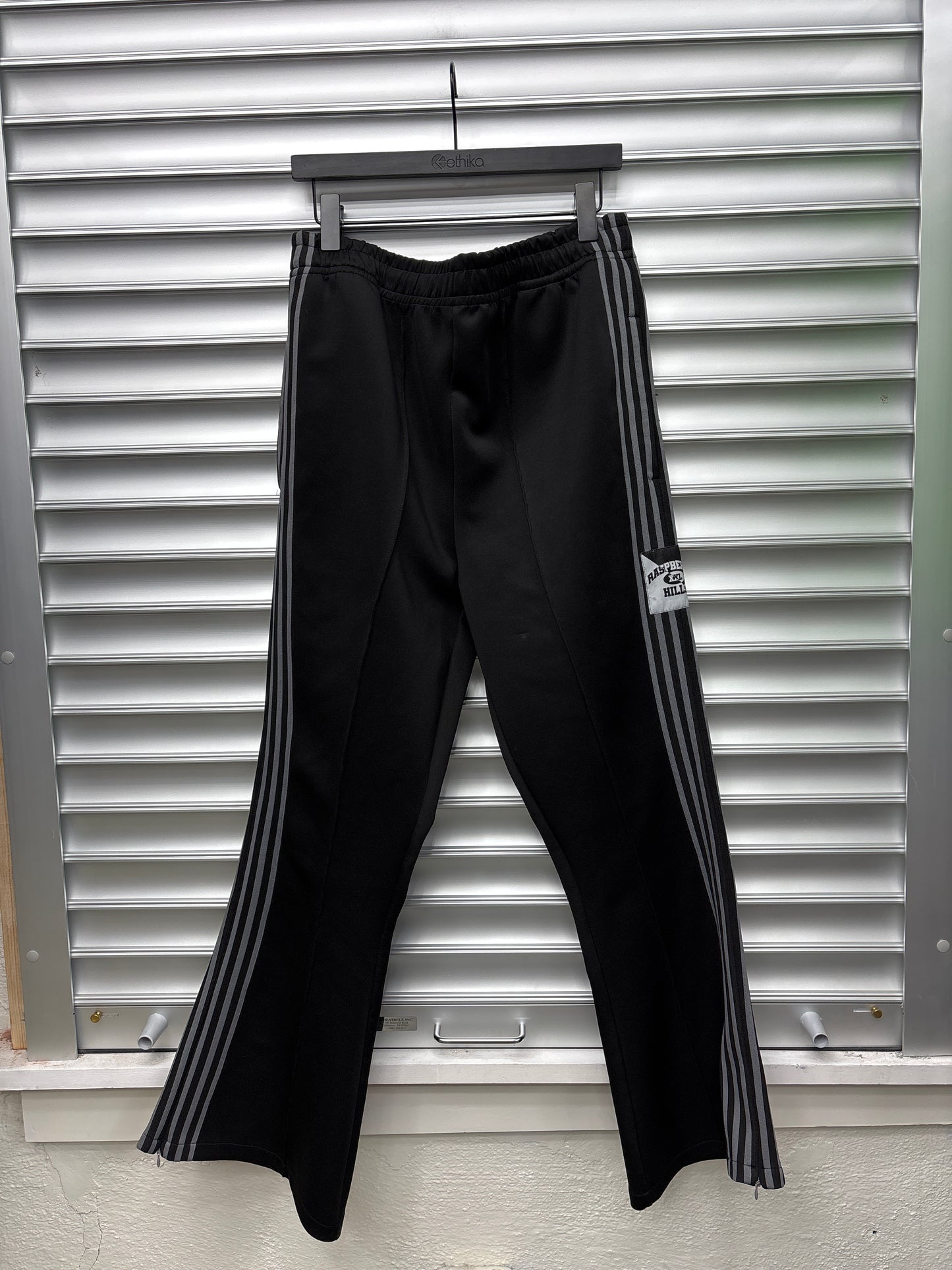 Raspberry Black Trackpants - Large