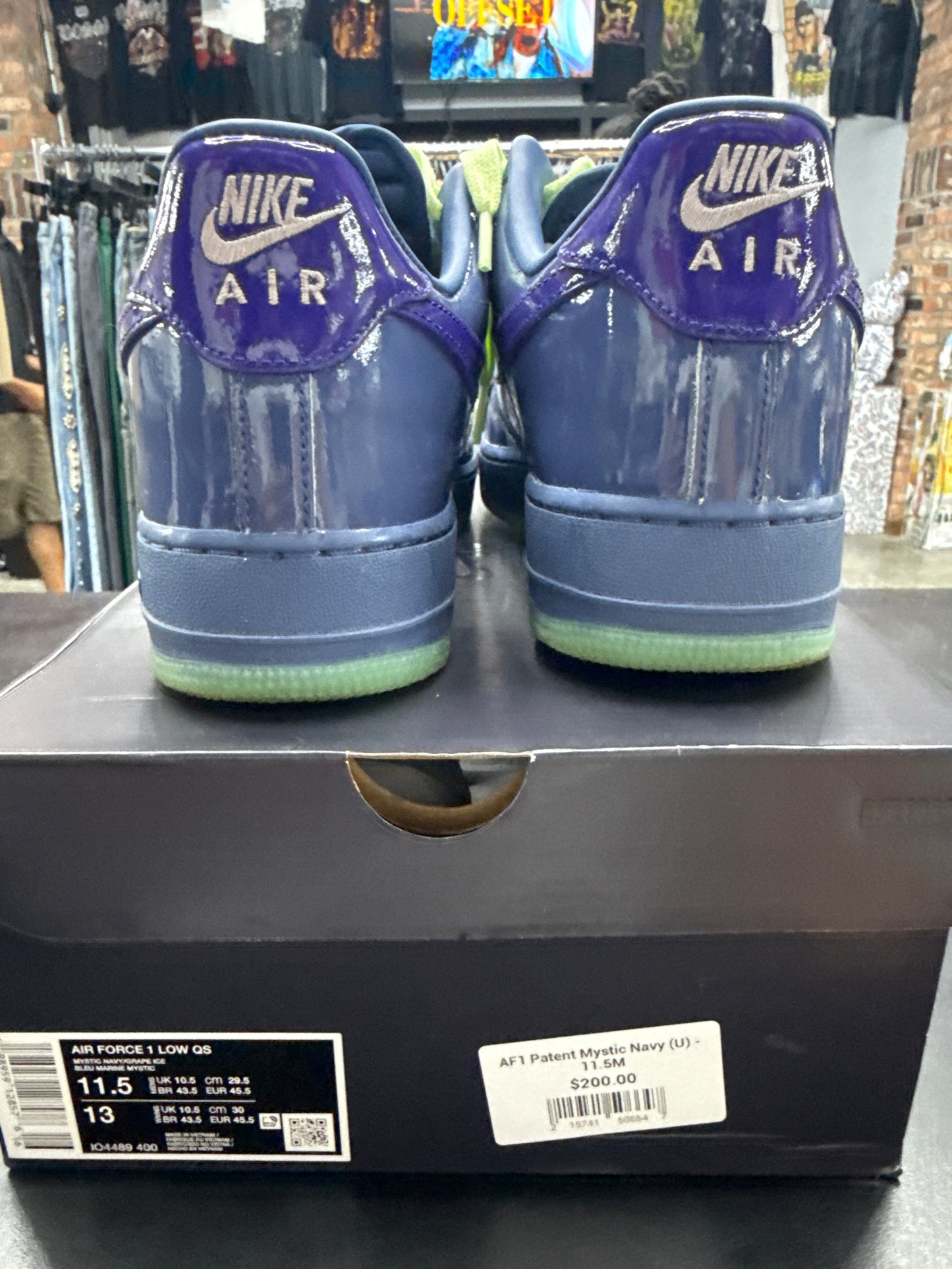 AF1 Patent Mystic Navy (U) - 11.5M