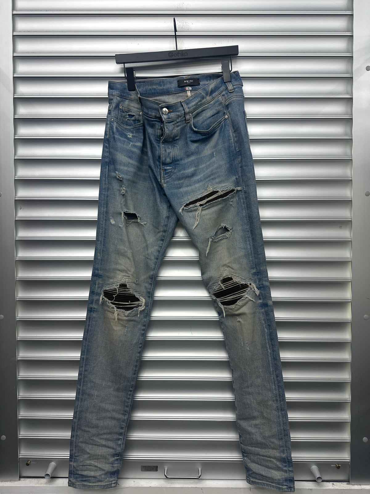 Amiri Mx1 Brown Patch Denim - 33**