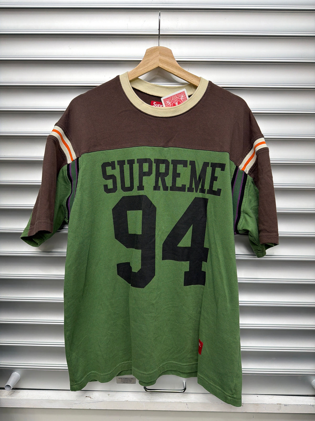 Supreme Green Brown Jersey - M**
