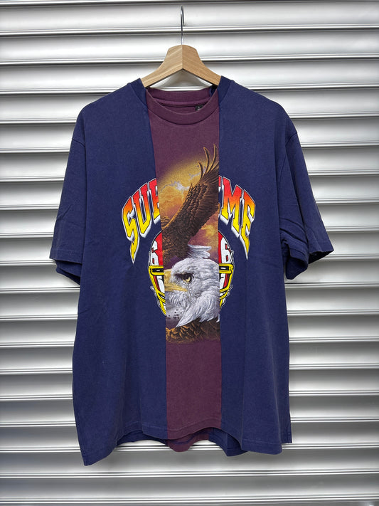 Supreme Maison Margiela Navy Reconstructed Tee - L