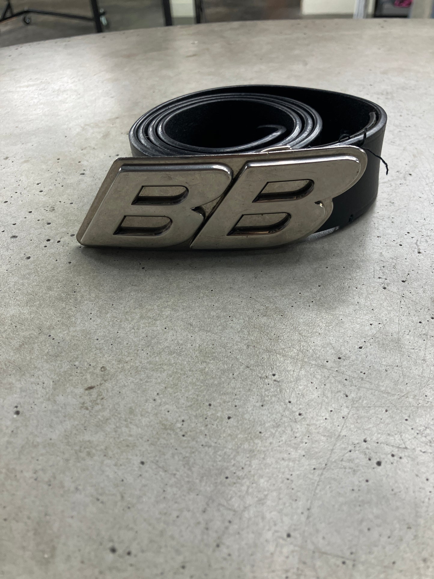 Balenciaga BB Leather Belt - 30
