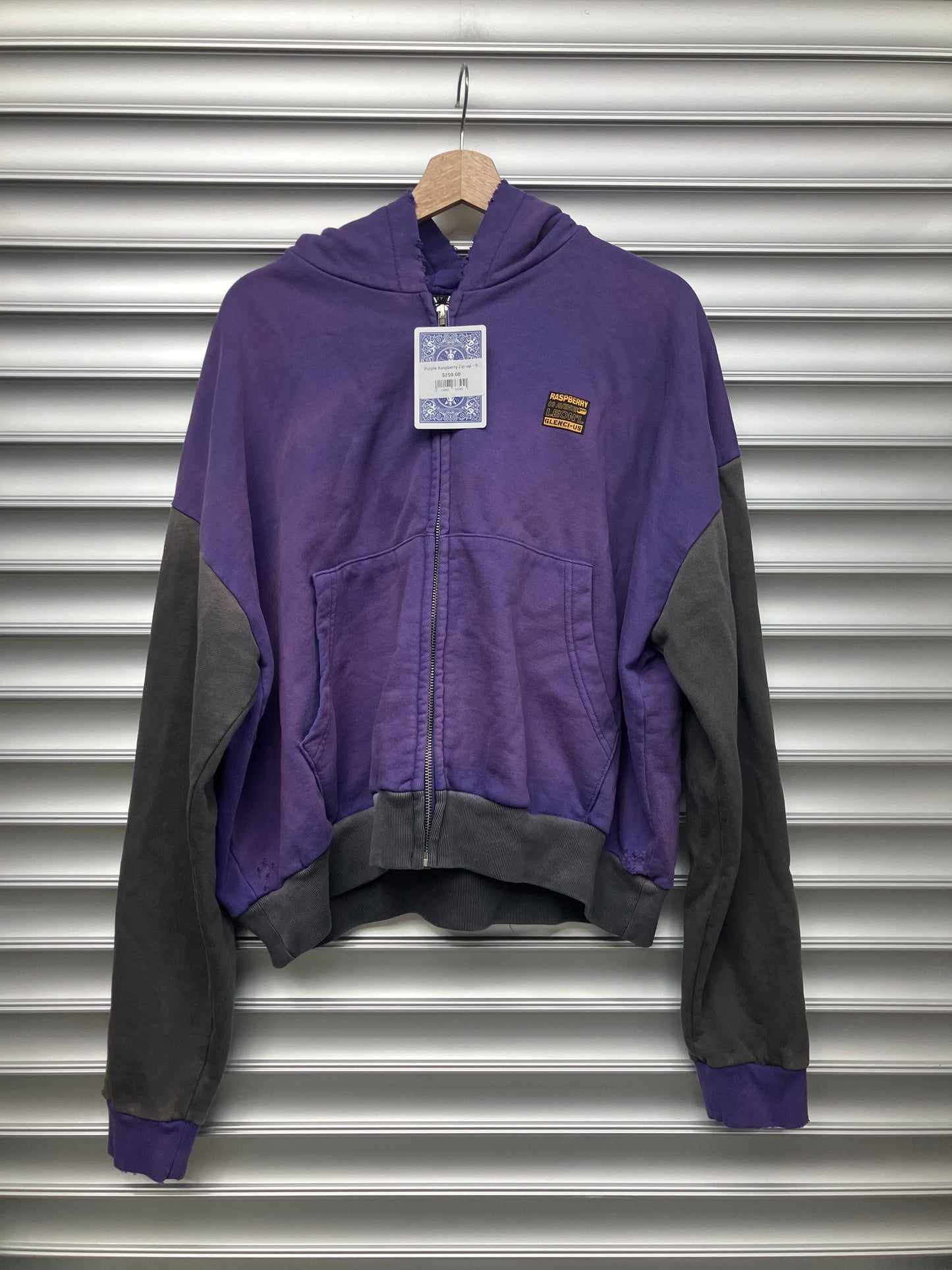 Purple Raspberry Zip-up - S