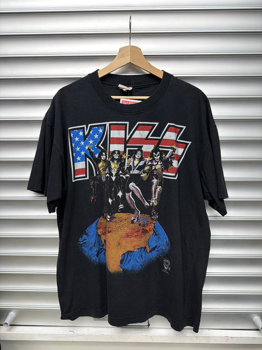 Vintage KISS World Tour Tee - XL**