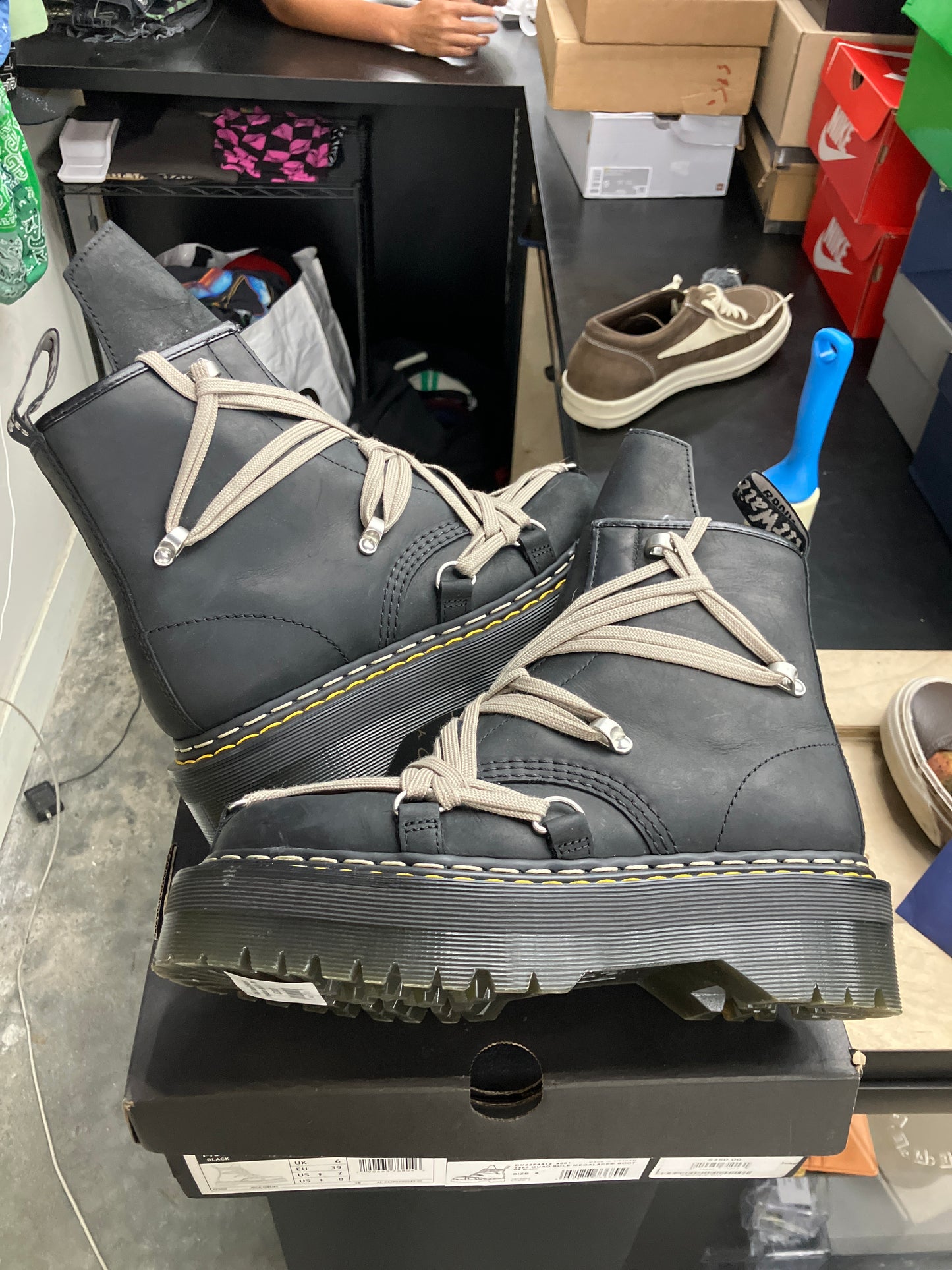 Rick Owen Dr Marten Megalace Boot (U) - 7M